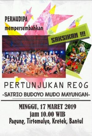 Pentas Reog Satrio Budoyo Pedukuhan Mayungan Desa Murtigading